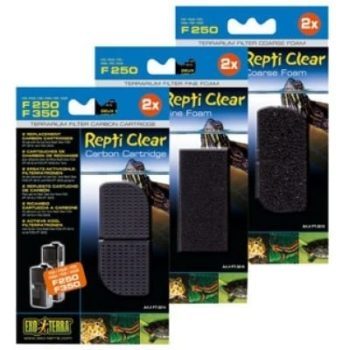 Kullfilter - tilbehør til F250 repti clear - filtermatte-fin