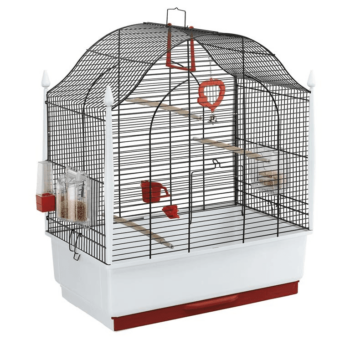 Ferplast villa svart/hvit 50x31x63.5cm