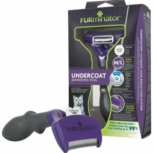 2-55.jpg FURminator deShedding Kattebørste Strigle Korthåret
