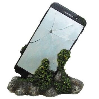 Knust mobiltelefon