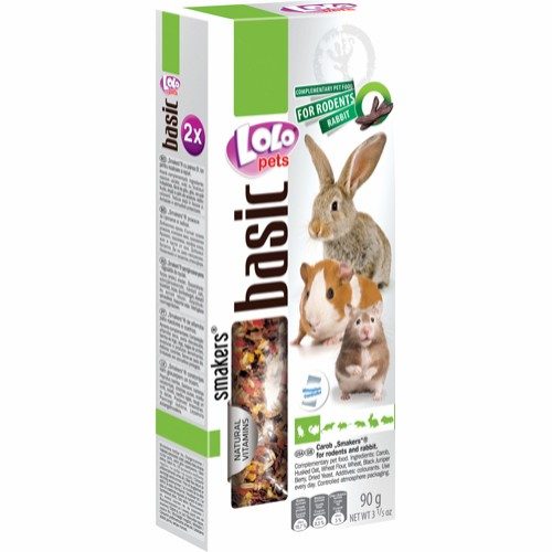 smakers frøstenger lolo snacks kanin gnager