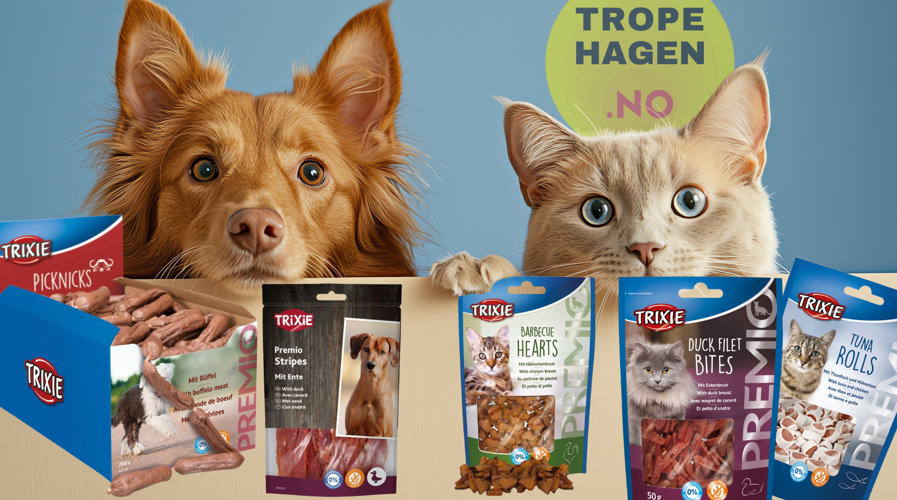 Trixie Premio – Komplett guide til premium hundesnacks og kattgodbiter
