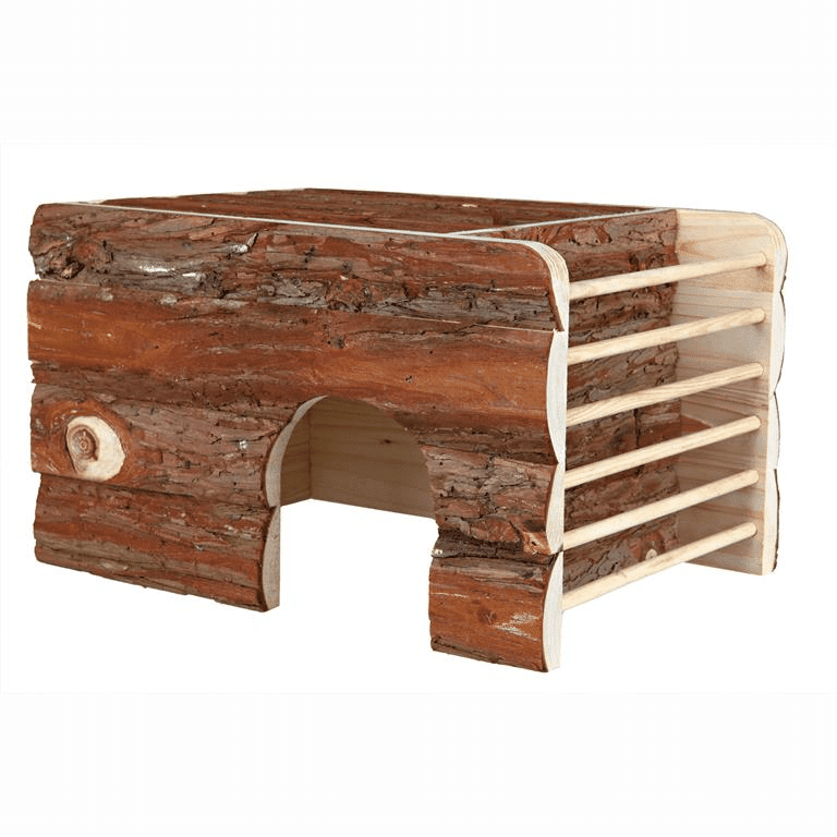 Natural living house ila with hay rack 40×25×29cm