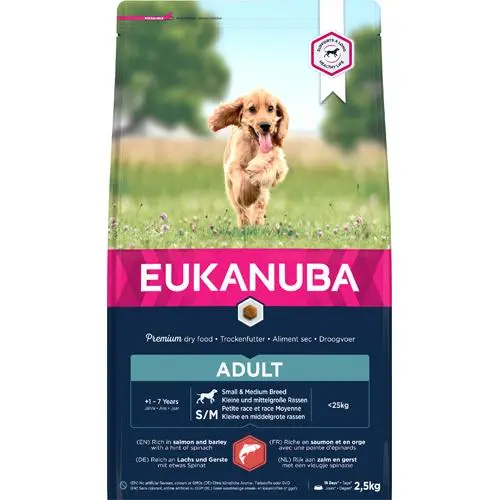 Eukanuba-Adult-Small-Medium-Breed-Salmon-Barley.jpg Eukanuba Adult Small & Medium Breed Salmon & Barley