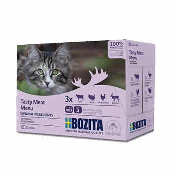 Bozita kjøttbiter i saus multibox 85g 12pk