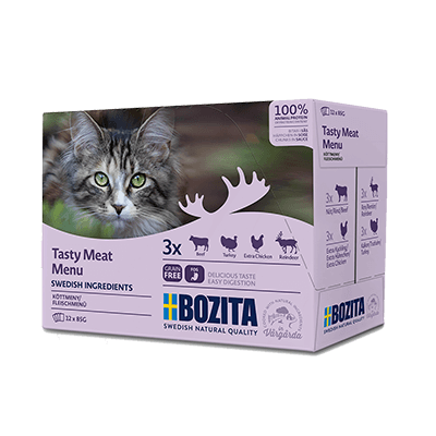 Bozita kjøttbiter i saus multibox 85g 12pk