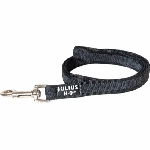 Julius K9 Gummiert Kobbel 14mm bredde med håndtak
