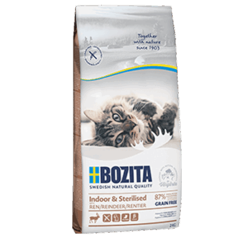 Bozita innekatt sterilisert -kornfritt-reinsdyr
