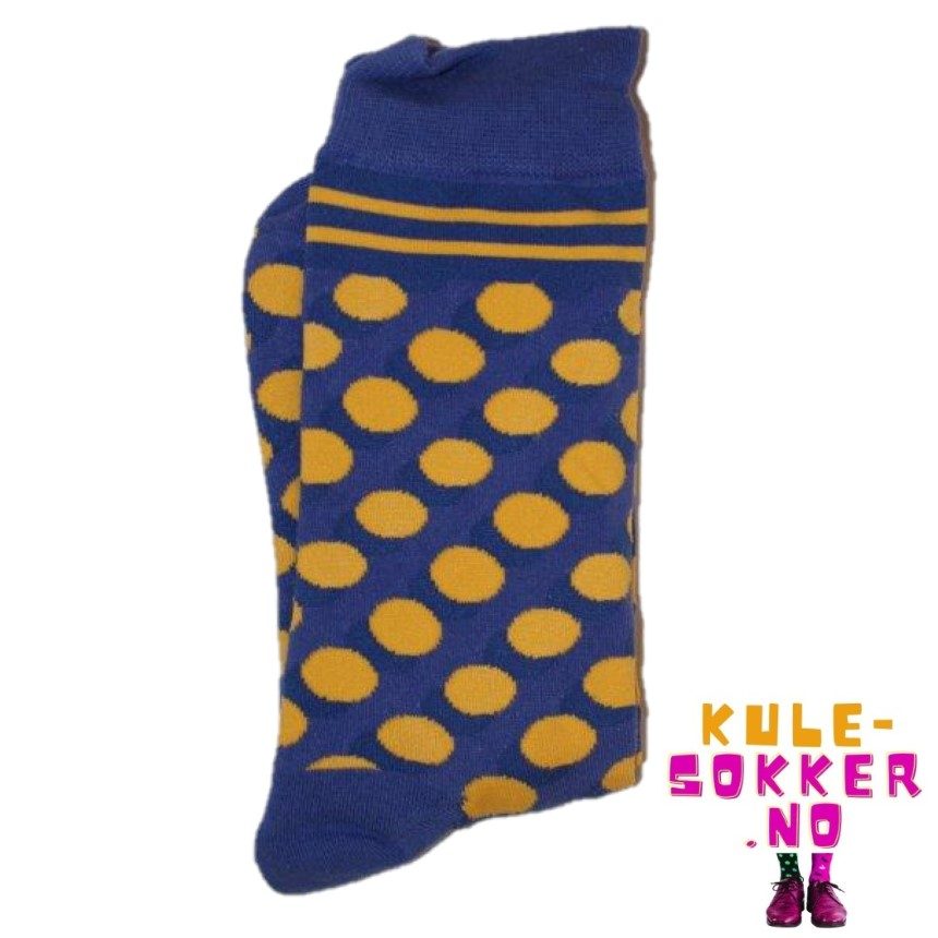 Lilla Sokker med Gule Polkadotter