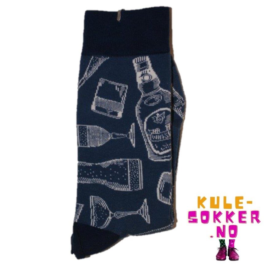 Sokker med Glass og Flasker