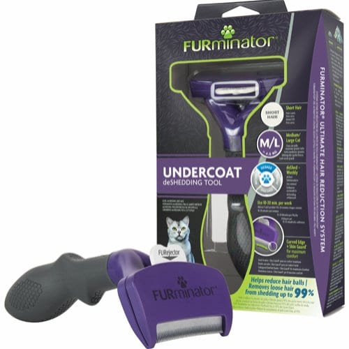 FURminator deShedding Kattebørste Strigle Korthåret FURminator deShedding Kattebørste Strigle Korthåret