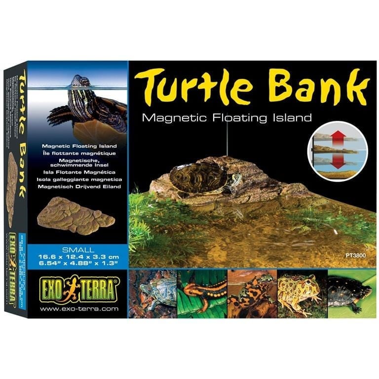 ExoTerra Turtle Bank-Land del flytende med magnetfeste