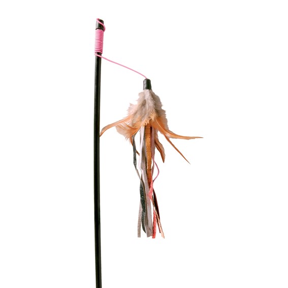 Viftepinne med lærremser og fjær