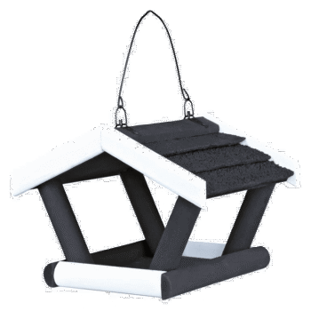 Natura hanging fugle automat 17 × 19 × 14 cm black/white