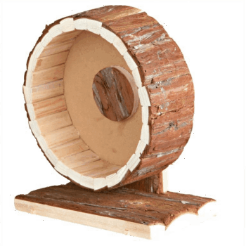 Hamsterhjul natural living 20cm i tre