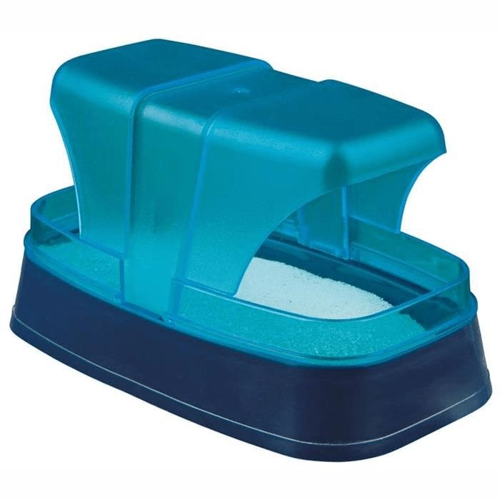 Sandbad-toalett for hamster og mus 17×10×10 cm.