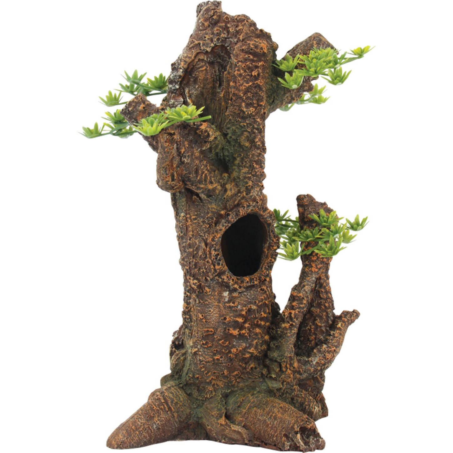 4FISH Kunstig Trestamme med planter