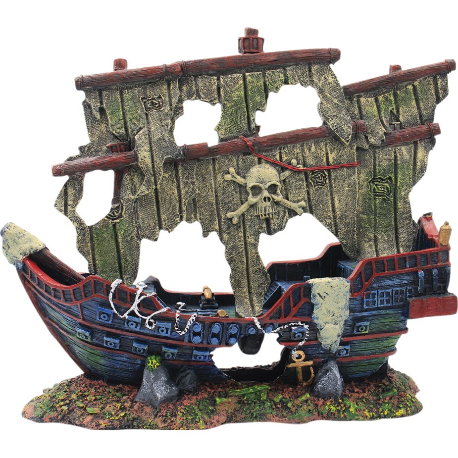 4FISH Skipsvrak 39x14.2x31 cm