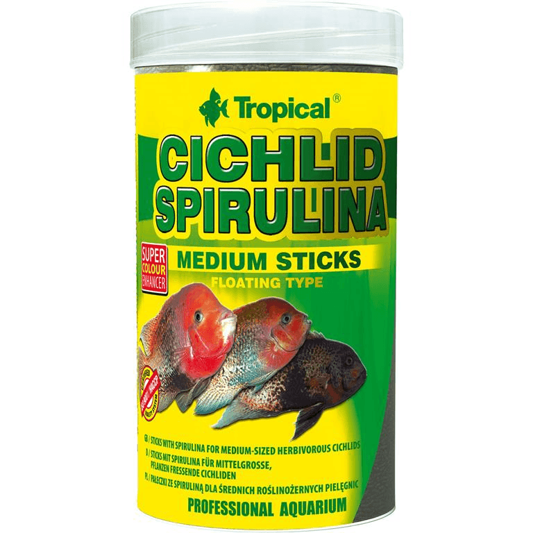 Tropical cichlid spirulina medium