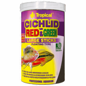 Tropical cichild red & green sticks large1000ml