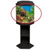 6 kantet glassakvarium høy modell 6 kantet glassakvarium høy modell