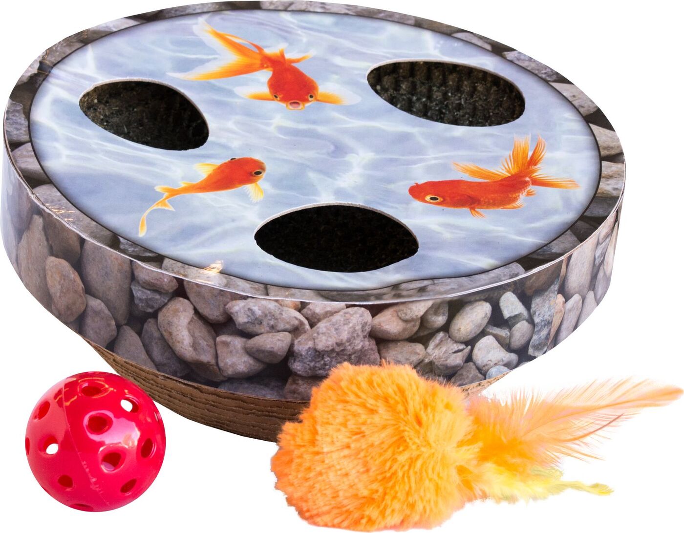 Petstages Hide & Seek Wobble Pond Cat Toy