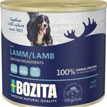 Bozita våtfòr Biff og Lam Patè 625g