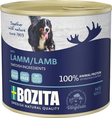 Bozita våtfòr Biff og Lam Patè 625g
