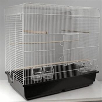 Gd undulatbur space vit-svart 120x59x100cm