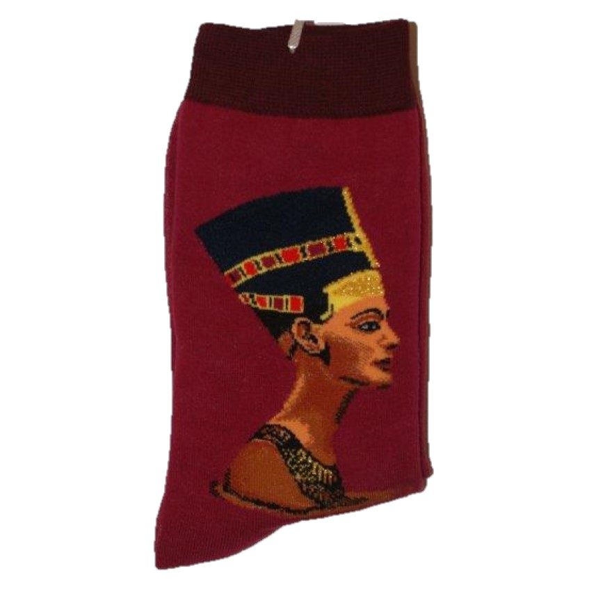 Cleopatra Sokk Burgunder