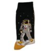 Astronaut sokk Sort Hvit Gul