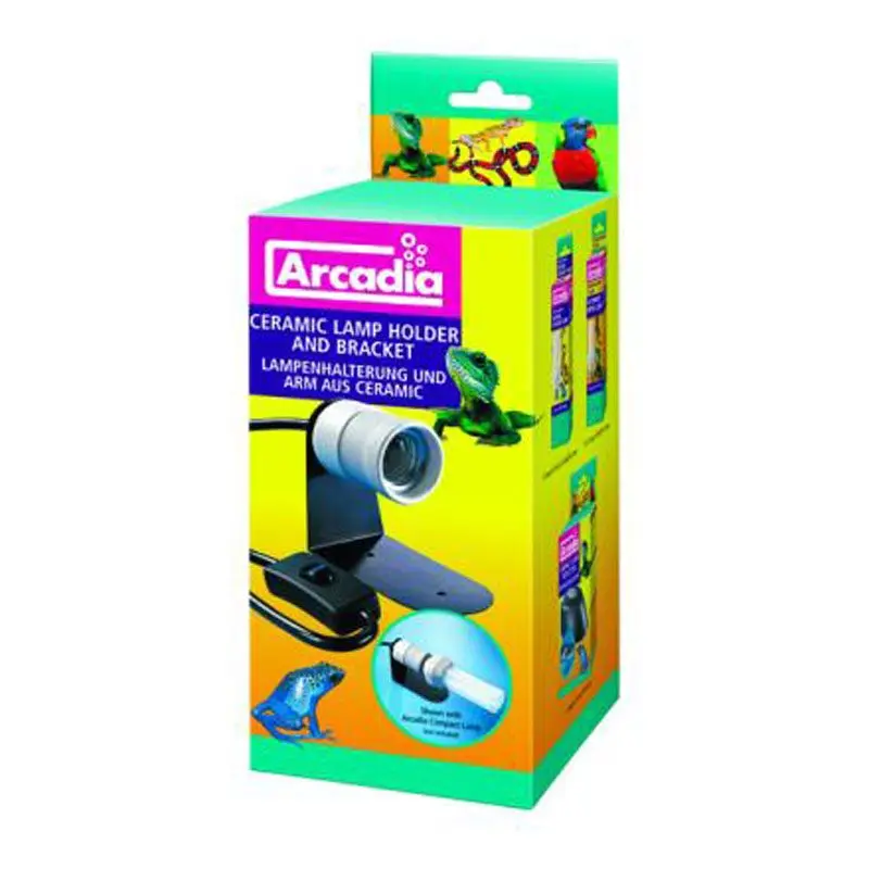 Lampeholder Arcadia til lysrørslampe med veggfeste Lampeholder Arcadia til lysrørslampe med veggfeste