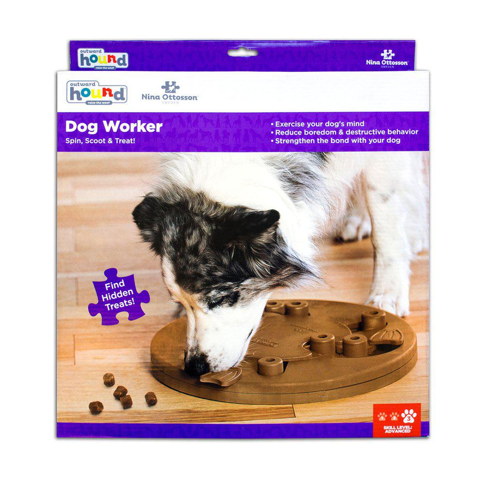Nina Ottosson Dog Worker Composite Natural Aktivitetsleke Nina Ottosson Dog Worker Composite Natural Aktivitetsleke