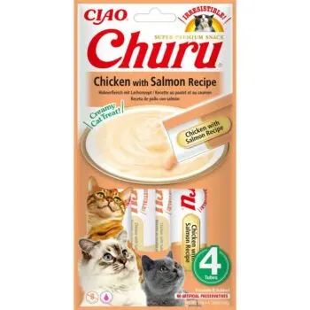 Ciao Churu katt Kylling med laks 4stk