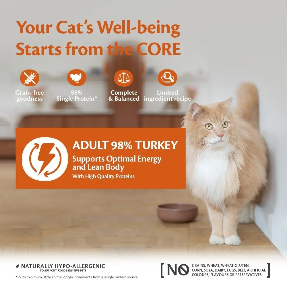 CORE 98 kalkun katt 12 x 85g