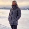 Canelana Frida ulljakke lang damemodell 100% ull Canelana Frida ulljakke lang damemodell 100% ull