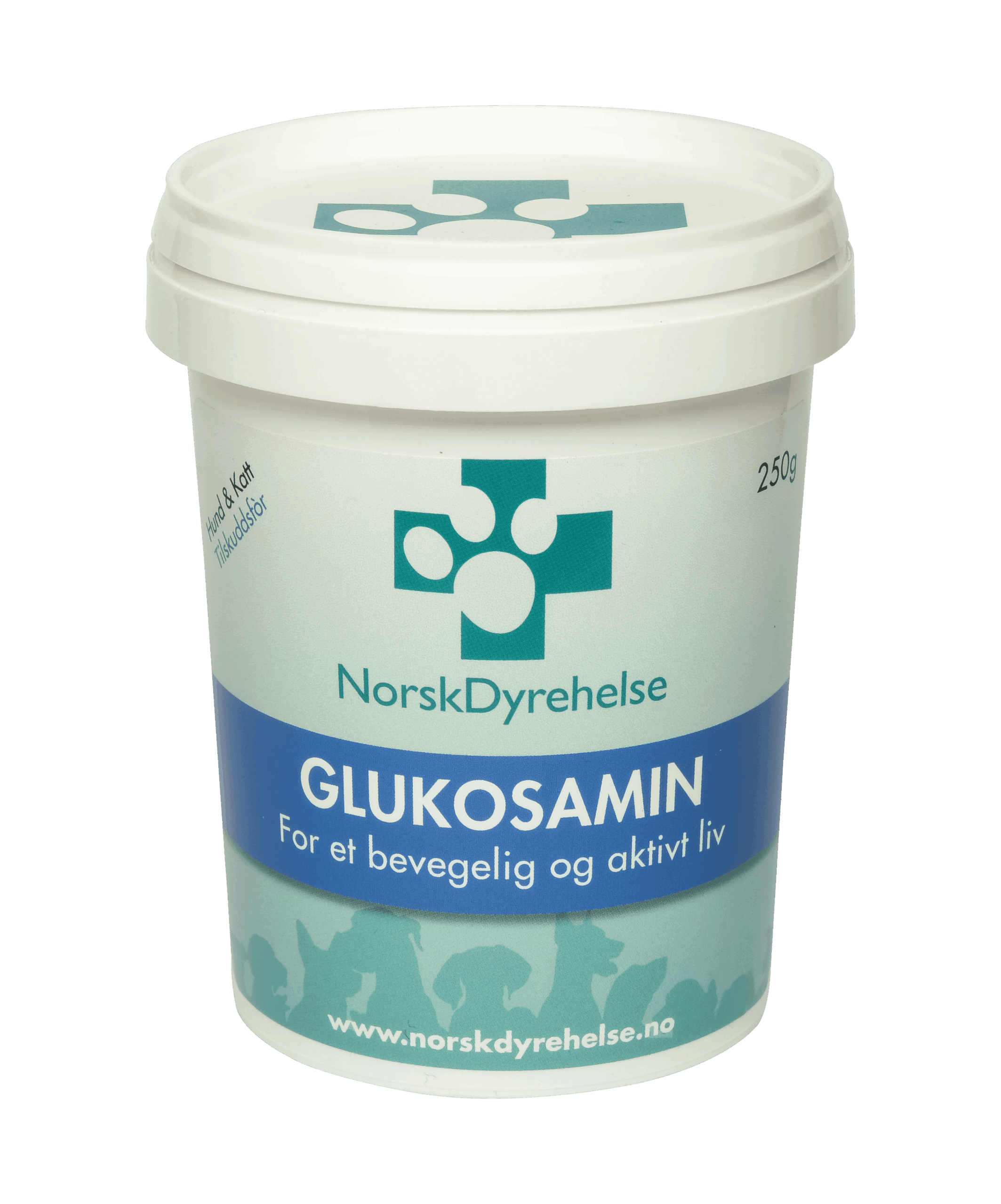 Norsk Dyrehelse Glukosamin Kosttilskudd Hund 250 g