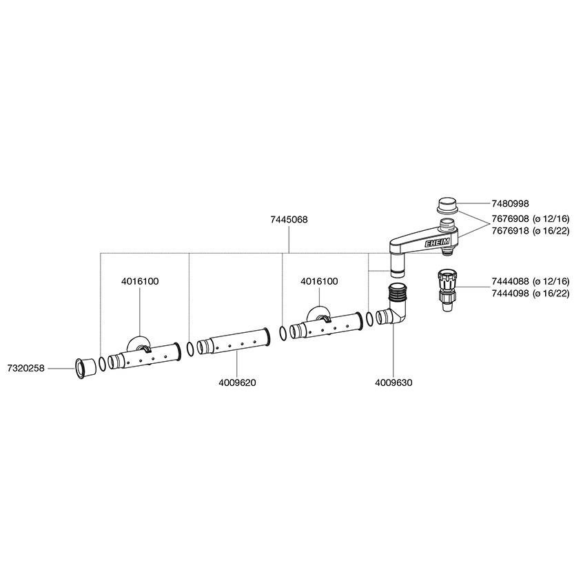 EHEIM utblåsing Installasjons sett