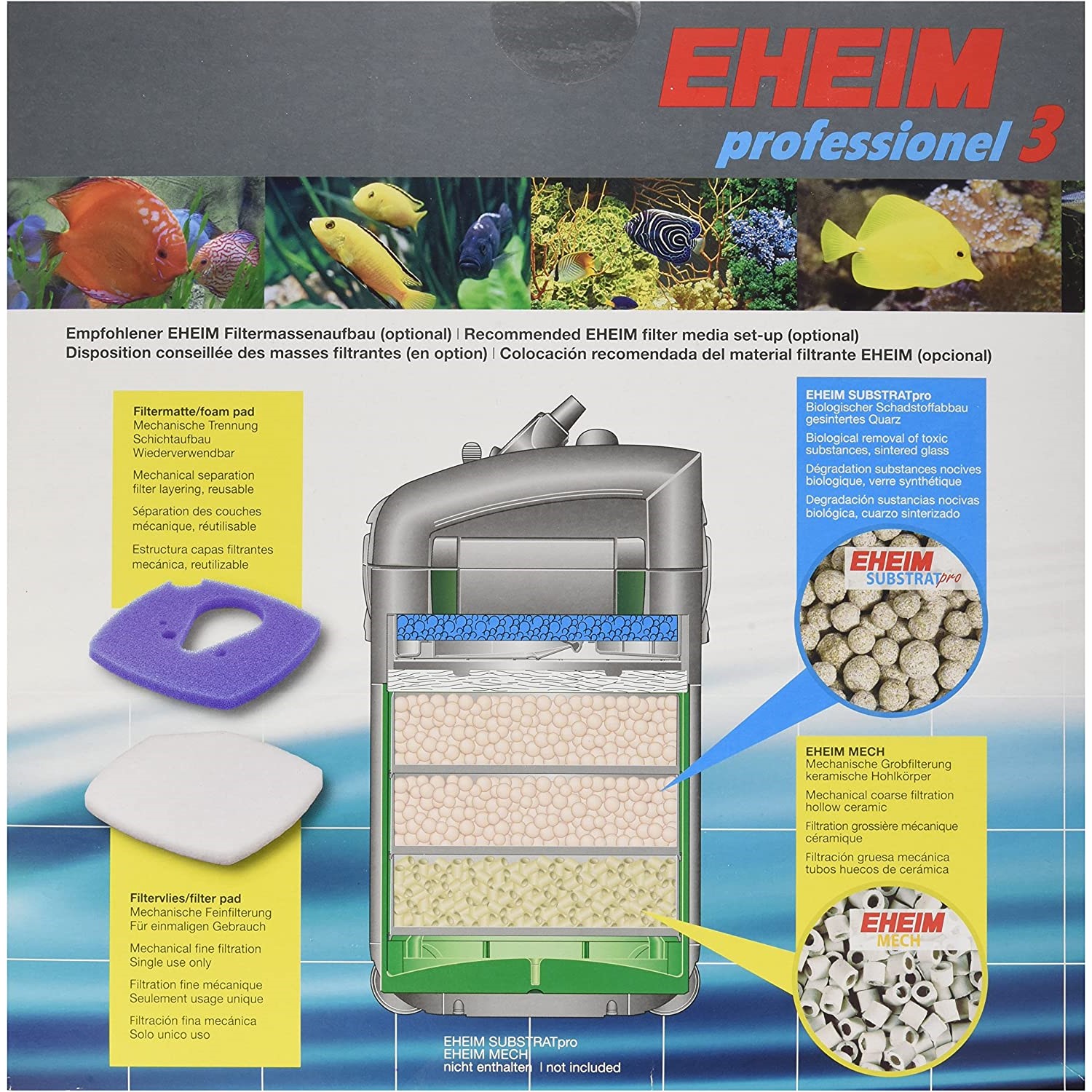 Eheim filtersett Pro3 1200 XL og 1200 XLT -2616802