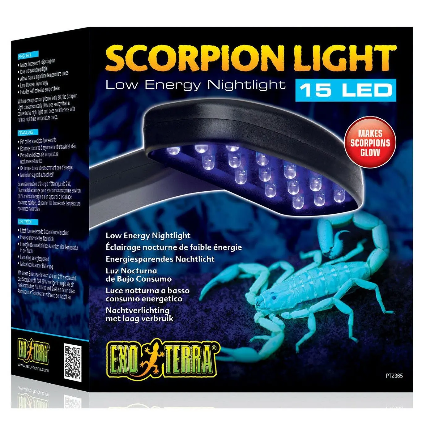 Exo Terra skorpion LED lys 2w Exo Terra skorpion LED lys 2w