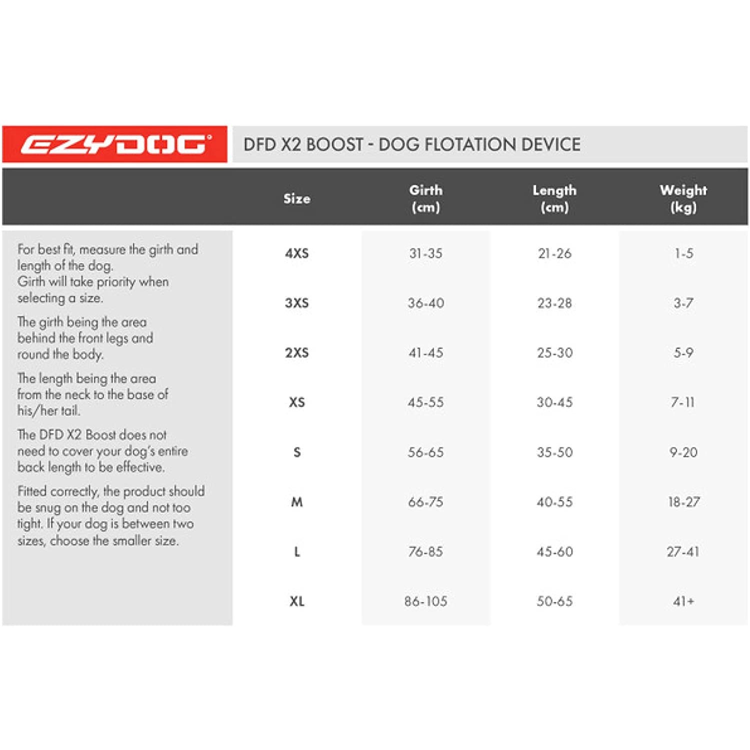 Ezydog Flytevest Boost til hund Ezydog Flytevest Boost til hund