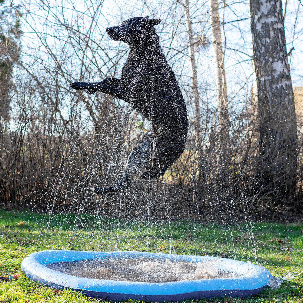 Ozami Dog Splash Pool Fontenematte Sprinklerbasseng Hund ø 150 cm