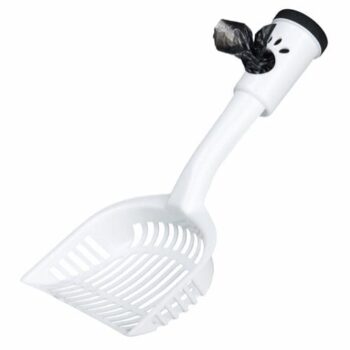 Kattesandspade med poseholder