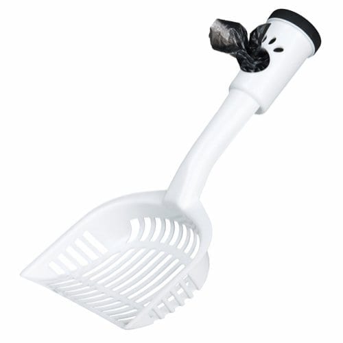 Kattesandspade med poseholder