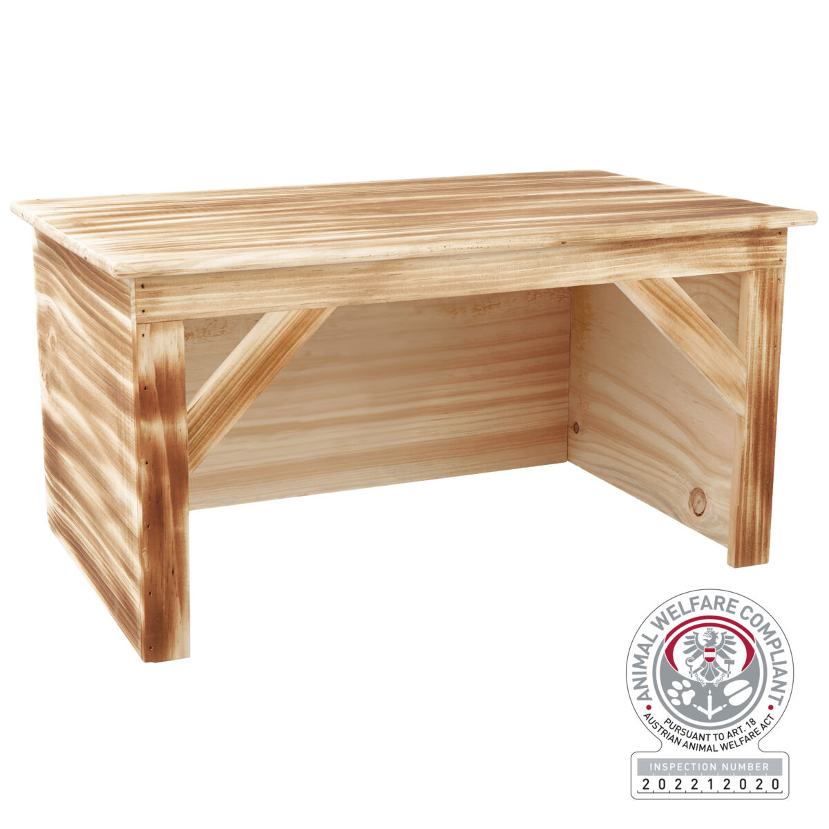 Hus til kanin-marsvin Trixie Flamed Wood House Shelter