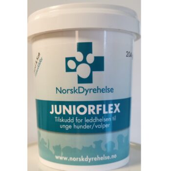 Norsk Dyrehelse JuniorFlex Kosttilskudd Hund 204 gr.