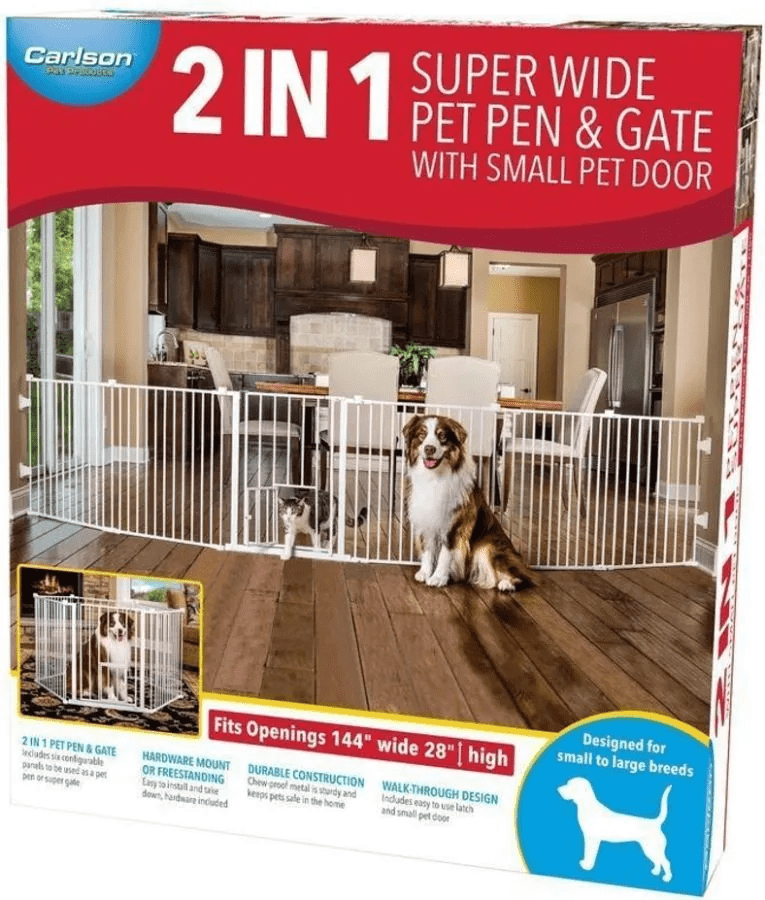 Carlson Innhegning/Valpegrind 71x366cm (ombyggbar)