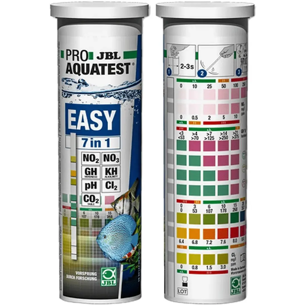 JBL Easy Test 7in1 PH/GH/KH/NO2/NO3/CI2/CO2 JBL Easy Test 7in1 PH/GH/KH/NO2/NO3/CI2/CO2