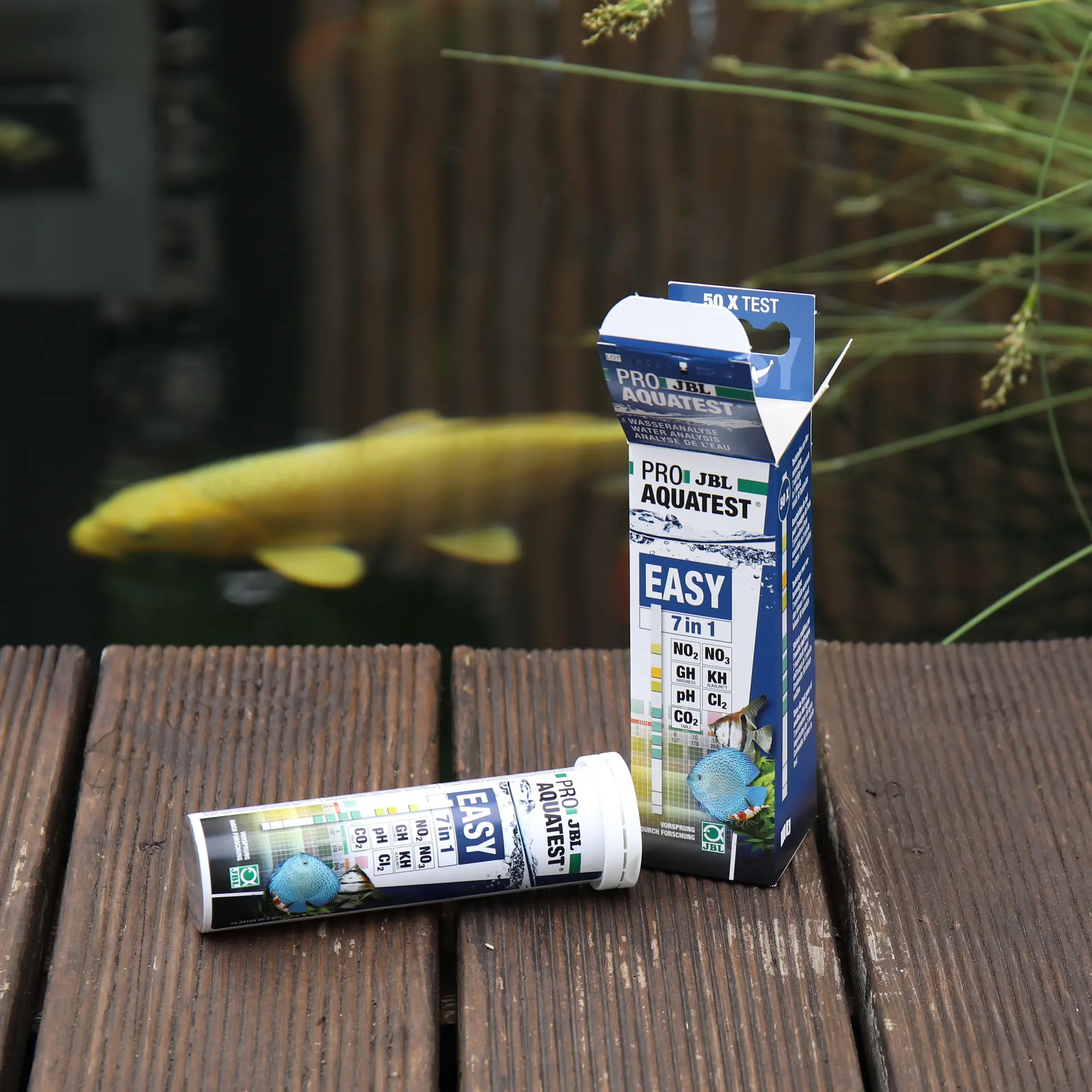 JBL Easy Test 7in1 PH/GH/KH/NO2/NO3/CI2/CO2 JBL Easy Test 7in1 PH/GH/KH/NO2/NO3/CI2/CO2
