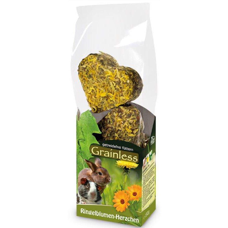 JR Farm Ringblomst hjerter kornfri til smådyr JR Farm Ringblomst hjerter kornfri til smådyr